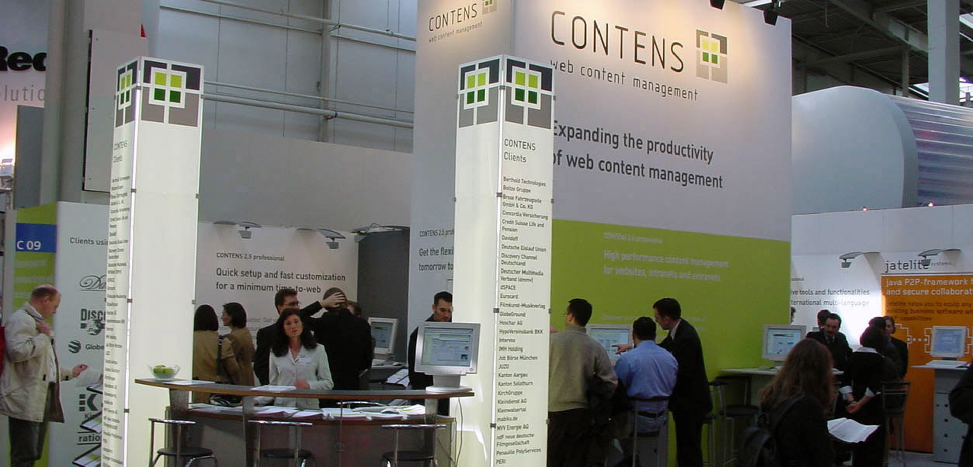 CONTENS auf der CeBIT 2002